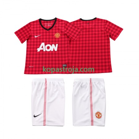 Billiga Fotbollströjor Manchester United 2012 2013 Retro Barn Hemma tröja Kortärmad